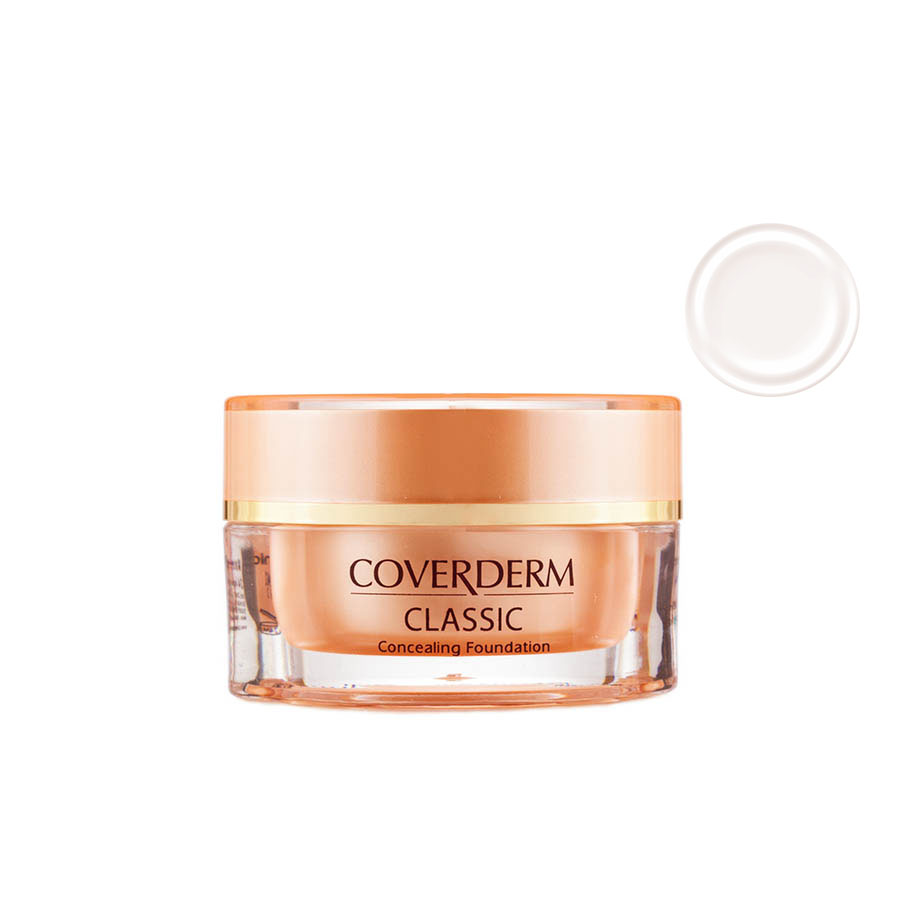 Coverderm Classic Тональный крем и корректор Тон №0 Camouflage SPF 30, 15млС1001.0 Coverderm Classic Тональный крем и корректор Тон №0 Camouflage SPF 30, 15млС1001.0Камуфлирующий тональный крем-корректор из линии CAMOUFLAGE MAKE UP FACE&BODY SYSTEM предназначен для улучшения внешнего вида любых проблемных участков кожи. Макияж обладает исключительной стойкостью и выдерживает даже экстремальные условия: как очень высокую, так и очень низкую температуру, влажность, воздействие морской и хлорированной воды, физические (фитнес, танцы, соревнования и т.п.) и эмоциональные нагрузки. С помощью тонального крема-корректора Classic можно визуально выровнять и скорректировать неровную поверхность кожи. Ингредиентная формула тонального крема день за днем ухаживает за проблемной кожей, придает ей естественный и здоровый вид. Classic - единственное косметическое средство, получившее американский патент Управления по контролю за качеством пищевых продуктов и лекарственных препаратов США (FDA).