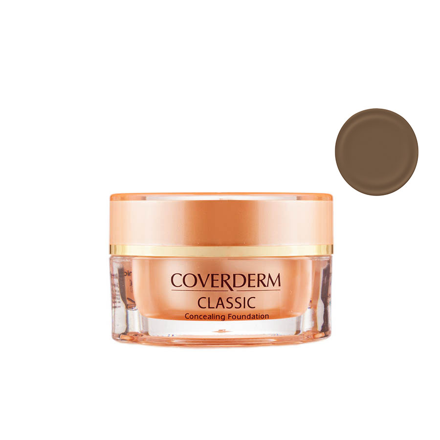 Coverderm Classic Тональный крем и корректор Тон №13 Camouflage SPF 30, 15млС1001.13 Coverderm Classic Тональный крем и корректор Тон №13 Camouflage SPF 30, 15млС1001.13Камуфлирующий тональный крем-корректор из линии CAMOUFLAGE MAKE UP FACE&BODY SYSTEM предназначен для улучшения внешнего вида любых проблемных участков кожи. Макияж обладает исключительной стойкостью и выдерживает даже экстремальные условия: как очень высокую, так и очень низкую температуру, влажность, воздействие морской и хлорированной воды, физические (фитнес, танцы, соревнования и т.п.) и эмоциональные нагрузки. С помощью тонального крема-корректора Classic можно визуально выровнять и скорректировать неровную поверхность кожи. Ингредиентная формула тонального крема день за днем ухаживает за проблемной кожей, придает ей естественный и здоровый вид. Classic - единственное косметическое средство, получившее американский патент Управления по контролю за качеством пищевых продуктов и лекарственных препаратов США (FDA).