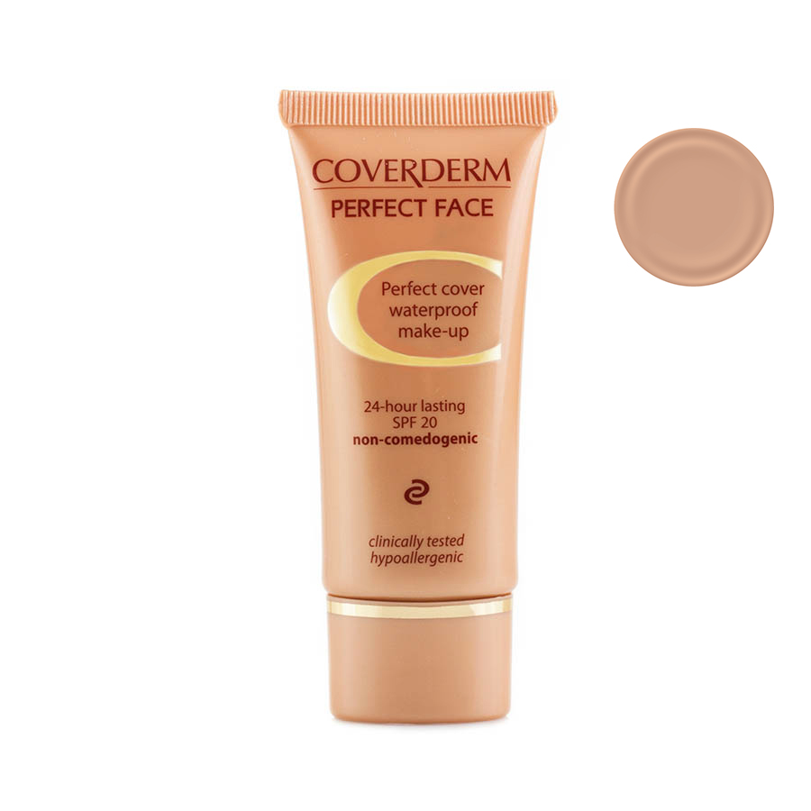 Фото Coverderm Perfect Face Тональный крем Тон №4, Camouflage SPF 20, 30мл. Покупайте с доставкой по России
