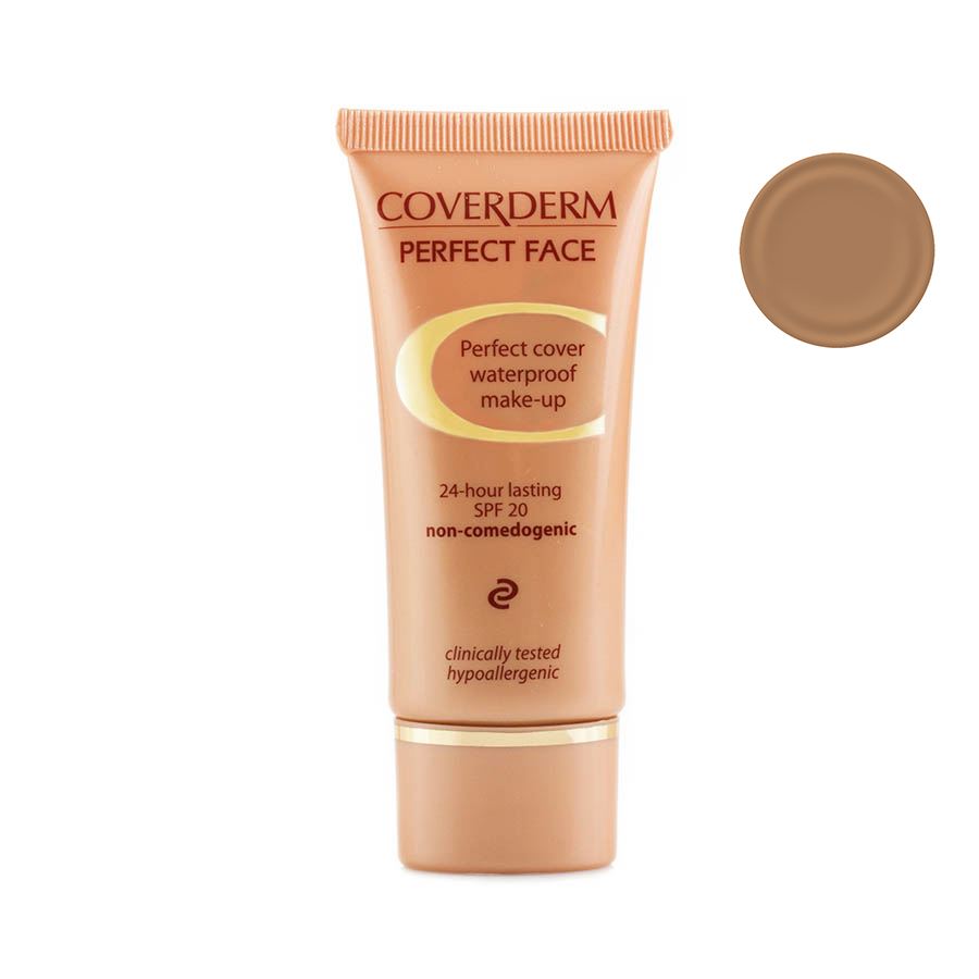 Coverderm Perfect Face Тональный крем Тон №8, Camouflage SPF 20, 30млС1002.8 Coverderm Perfect Face Тональный крем Тон №8, Camouflage SPF 20, 30млС1002.8Идеальный тональный крем для лица, который:- полностью скрывает любые дефекты кожи, в том числе пятна различной этимологии, неглубокие шрамы, блеклый цвет лица и неровности кожи. - идеален для кожи с акне, куперозом, витилиго, прекрасно камуфлирует ангиомы, «маску беременности», возрастные пигментные пятна, пигментацию, веснушки и покраснение кожи.- высокая концентрация матирующего пигмента для исключительного эффекта камуфляжа. - высокая степень защиты от UVA и UVB излучения, SPF 20- водостойкий, гипоаллергенный, стойкость крема рассчитана на 24 часа. - эластичная текстура, легко наносится.Подходит для всех типов кожи, позволяет вашей коже дышать. Клинически протестирован, не вызывает угревую сыпь/не провоцирует образование угрей.