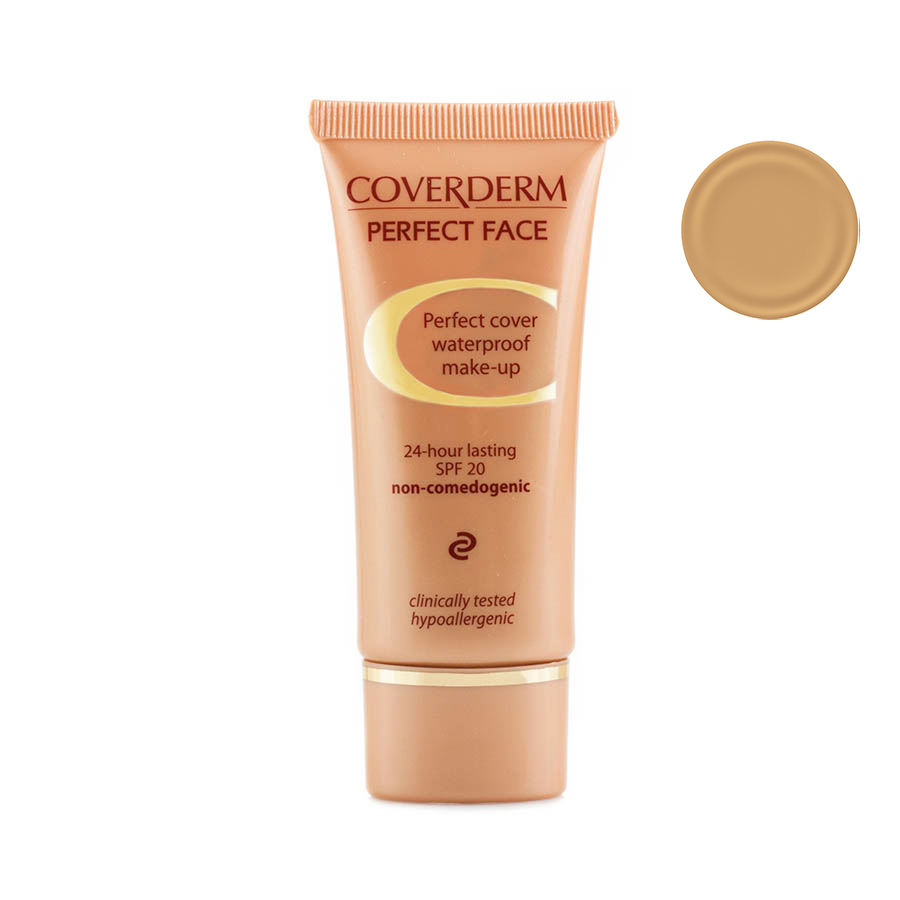 Coverderm Perfect Face Тональный крем Тон №28, Camouflage SPF 20, 30млС1002.28 Coverderm Perfect Face Тональный крем Тон №28, Camouflage SPF 20, 30млС1002.28Идеальный тональный крем для лица, который:- полностью скрывает любые дефекты кожи, в том числе пятна различной этимологии, неглубокие шрамы, блеклый цвет лица и неровности кожи. - идеален для кожи с акне, куперозом, витилиго, прекрасно камуфлирует ангиомы, «маску беременности», возрастные пигментные пятна, пигментацию, веснушки и покраснение кожи.- высокая концентрация матирующего пигмента для исключительного эффекта камуфляжа. - высокая степень защиты от UVA и UVB излучения, SPF 20- водостойкий, гипоаллергенный, стойкость крема рассчитана на 24 часа. - эластичная текстура, легко наносится.Подходит для всех типов кожи, позволяет вашей коже дышать. Клинически протестирован, не вызывает угревую сыпь/не провоцирует образование угрей.