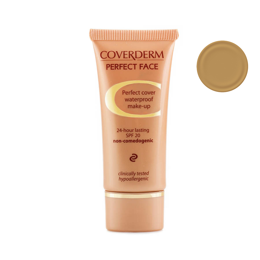 Coverderm Perfect Face Тональный крем Тон №30, Camouflage SPF 20, 30млС1002.30 Coverderm Perfect Face Тональный крем Тон №30, Camouflage SPF 20, 30млС1002.30Идеальный тональный крем для лица, который:- полностью скрывает любые дефекты кожи, в том числе пятна различной этимологии, неглубокие шрамы, блеклый цвет лица и неровности кожи. - идеален для кожи с акне, куперозом, витилиго, прекрасно камуфлирует ангиомы, «маску беременности», возрастные пигментные пятна, пигментацию, веснушки и покраснение кожи.- высокая концентрация матирующего пигмента для исключительного эффекта камуфляжа. - высокая степень защиты от UVA и UVB излучения, SPF 20- водостойкий, гипоаллергенный, стойкость крема рассчитана на 24 часа. - эластичная текстура, легко наносится.Подходит для всех типов кожи, позволяет вашей коже дышать. Клинически протестирован, не вызывает угревую сыпь/не провоцирует образование угрей.
