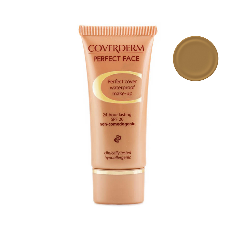 Coverderm Perfect Face Тональный крем Тон №36, Camouflage SPF 20, 30млС1002.36 Coverderm Perfect Face Тональный крем Тон №36, Camouflage SPF 20, 30млС1002.36Идеальный тональный крем для лица, который:- полностью скрывает любые дефекты кожи, в том числе пятна различной этимологии, неглубокие шрамы, блеклый цвет лица и неровности кожи. - идеален для кожи с акне, куперозом, витилиго, прекрасно камуфлирует ангиомы, «маску беременности», возрастные пигментные пятна, пигментацию, веснушки и покраснение кожи.- высокая концентрация матирующего пигмента для исключительного эффекта камуфляжа. - высокая степень защиты от UVA и UVB излучения, SPF 20- водостойкий, гипоаллергенный, стойкость крема рассчитана на 24 часа. - эластичная текстура, легко наносится.Подходит для всех типов кожи, позволяет вашей коже дышать. Клинически протестирован, не вызывает угревую сыпь/не провоцирует образование угрей.