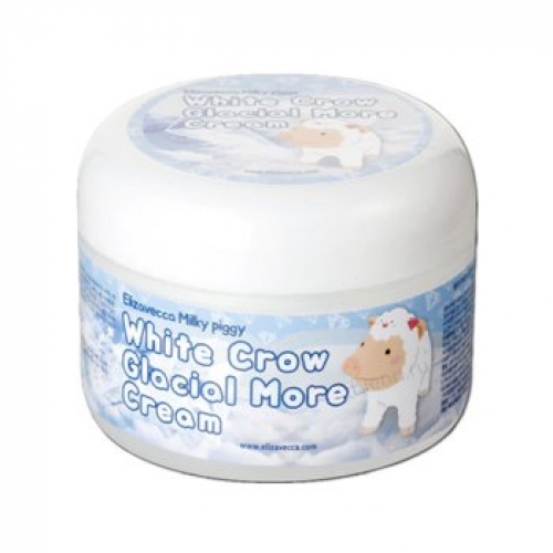Elizavecca Крем для сияния кожи лица White Crow Glacial More Cream, 100 мл7013 Elizavecca Крем для сияния кожи лица White Crow Glacial More Cream, 100 мл7013Нежнейшее суфле тает при нанесении на кожу, мгновенно ее увлажняет и освежает, дарит деликатное сияние, благодаря чему лицо выглядит свежее и моложе. Крем можно использовать как для вечернего ухода, так и утром, перед нанесением макияжа. С ним кожа будет изумительно свежей и фарфоровой.