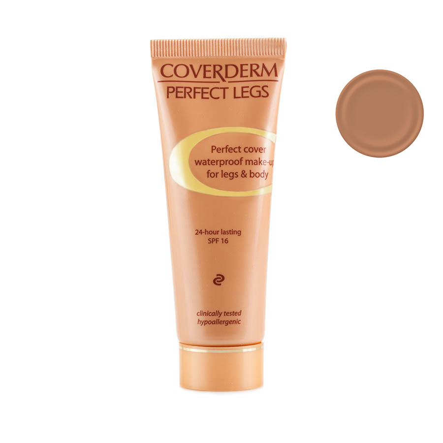 Coverderm Perfect Legs Тональный крем для ног Тон №7, Camouflage SPF 16, 50млС1013.7 Coverderm Perfect Legs Тональный крем для ног Тон №7, Camouflage SPF 16, 50млС1013.7Крем был специально разработан для сокрытия косметических недостатковног и тела, таких как варикоз, сосудистые звездочки, покраснения, веснушки, шрамы и неровный цвет кожи.Сразу после применения выравнивает и матирует кожу ног, она становится более гладкой и привлекательной. Содержит:- пчелиный воск, богатый витамином А, который прекрасно увлажняет и питает кожу.- магния карбонат - регулирует потоотделение, оказывает вяжущее и подсушивающее действие; - экстракт Алоэ Веры хорошо увлажняет кожу и создает на ее поверхности защитную пленку, препятствующую обезвоживанию.- плотные цветовые пигменты обладают высокой покрывающей способностью даже при нанесении тонкого слоя. - солнечный фильтр, предохраняющий от всего спектра солнечного излучения, SPF 16.Выпускается в 9 оттенках от светло-бежевого до цвета загара.