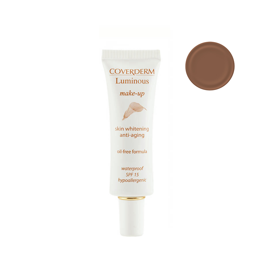 Coverderm Luminous Make-up Антивозрастной тональный крем против пигментации Colorceuticals Тон №6 SPF 15, 30млС1028.6 Coverderm Luminous Make-up Антивозрастной тональный крем против пигментации Colorceuticals Тон №6 SPF 15, 30млС1028.62 в 1 – уход и макияж в течение дня! Инновационная формула тонального крема Luminous Make-up содержит Альфа-арбутин и инкапсулированный Витамин С, благодаря этому оказывает отбеливающий и антивозрастной эффект. Идеально маскирует недостатки кожи, усиливает действие отбеливающих косметических средств. Специальные характеристики: водостойкий, гипоаллергенный, идеально держится в течение долгого времени, не содержит масел, обеспечивает UVA/UVB защиту, крем имеет мягкую жидкую текстуру, легко наносится. Подходит для всех типов кожи.