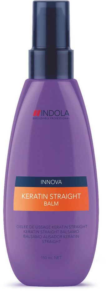 Indola Бальзам Кератиновое выпрямление Keratin Straight Balm 150 мл1613484 Indola Бальзам Кератиновое выпрямление Keratin Straight Balm 150 мл1613484Indola Бальзам Кератиновое выпрямление. Содержащая кератин-полимер комплекс формула покрывает волосы защитным слоем, который выпрямляет и защищает волосы от завитков на 48 часов. Обеспечивает гладкость, блеск и здоровый вид. Для всех типов волос. Рекомендуется использовать в комплексе с шампунем Indola Keratin Straight.