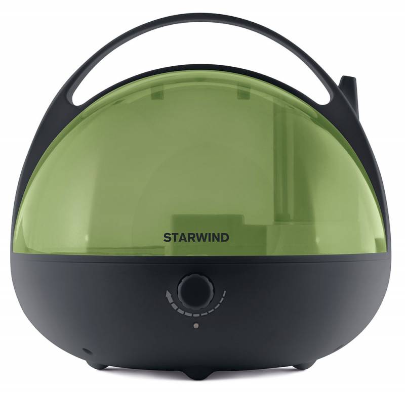 Starwind SHC3415, Black Green увлажнитель воздухаSHC3415 Starwind SHC3415, Black Green увлажнитель воздухаSHC3415Увлажнитель воздуха Starwind SHC3415 позволяет поддерживать необходимый уровень влажности в помещении. Модель компактна и не требует сложного монтажа. Прибор готов к работе сразу после заполнения бака водой и включения его в сеть. Управление им осуществляется легко и непринужденно, механическим способом. Starwind SHC3415 сам отключится в случае отсутствия воды.Регулировка мощности параДатчик уровня воды