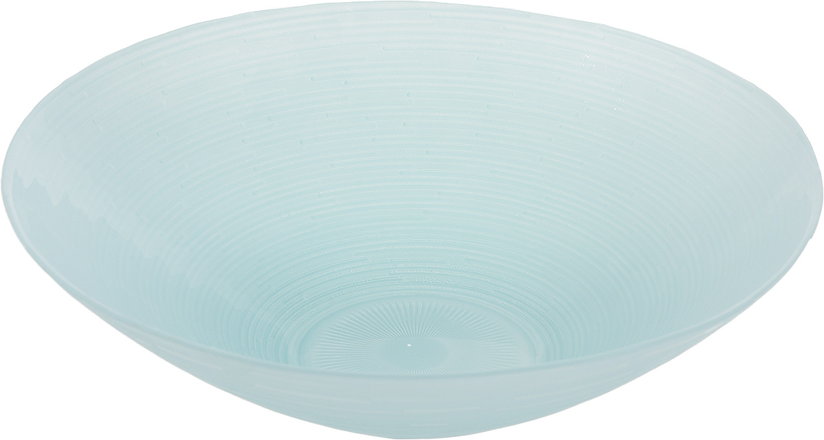 Салатник NiNaGlass Риски, цвет: мятный, диаметр 25,5 см83-012-Ф25 Р-МЯТА Салатник NiNaGlass Риски, цвет: мятный, диаметр 25,5 см83-012-Ф25 Р-МЯТАСалатник NiNaGlass Риски выполнен из высококачественного стекла. Внешние стенки оформлены рельефным узором. Салатник идеален для сервировки салатов, овощей, ягод, фруктов, гарниров и многого другого. Он отлично подойдет как для повседневных, так и для торжественных случаев.Такой салатник прекрасно впишется в интерьер вашей кухни и станет достойным дополнением к кухонному инвентарю. Диаметр салатника (по верхнему краю): 25,5 см. Высота стенки: 7,5 см.