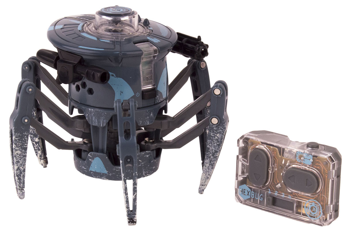 Hexbug Микро-робот Battle Spider 2.0 цвет синий