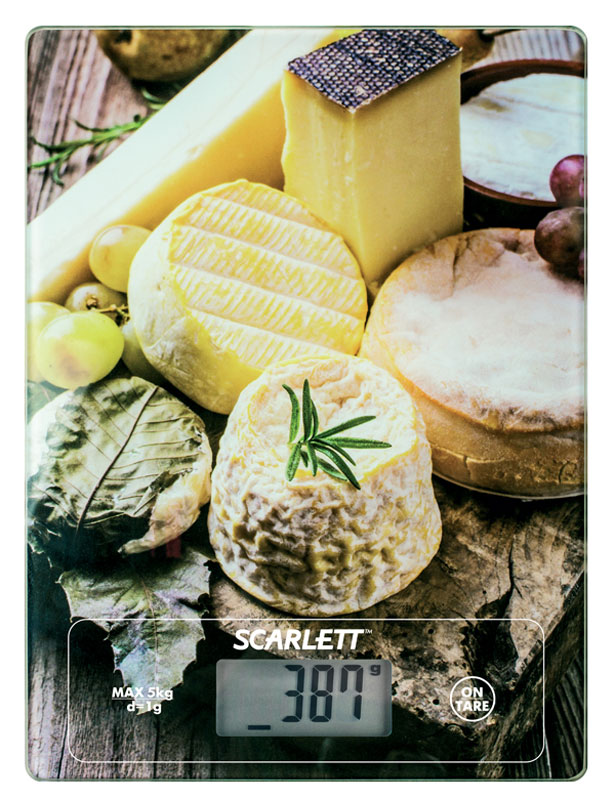 Кухонные весы Scarlett SC-KS57P14, Cheese Platter