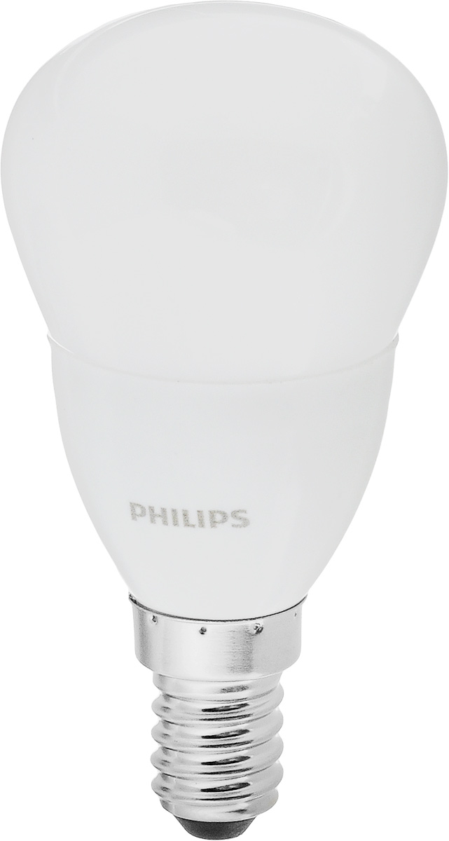 Лампа светодиодная Philips CorePro LEDluster, цоколь E14, 5,5W, 2700KЛампа CorePro ND 5.5-40W E14 827 P45 FR Лампа светодиодная Philips CorePro LEDluster, цоколь E14, 5,5W, 2700KЛампа CorePro ND 5.5-40W E14 827 P45 FRСовременные светодиодные лампы CorePro LEDluster экономичны, имеют долгий срок службы и мгновенно загораются, заполняя комнату светом. Светодиодные лампы позволят создать уютную и приятную обстановку в любой комнате вашего дома.Светодиодные лампы потребляют на 90% меньше электроэнергии, чем обычные лампы накаливания, излучая при этом привычный и приятный свет. Срок службы светодиодной лампы составляет до 15 000 часов, что соответствует общему сроку службы пятнадцати ламп накаливания. Благодаря этому менять лампы приходится значительно реже, что сокращает количество отходов.Напряжение: 220-240 В.