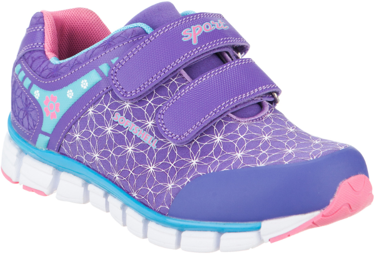 Кроссовки для девочки Kapika, цвет: фиолетовый. 73284с-1. Размер 37