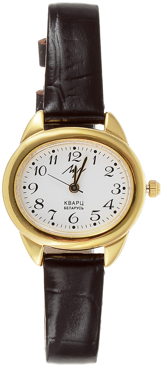 Наручные часы женские Луч, цвет: коричневый, золотистый, белый. 78668458
