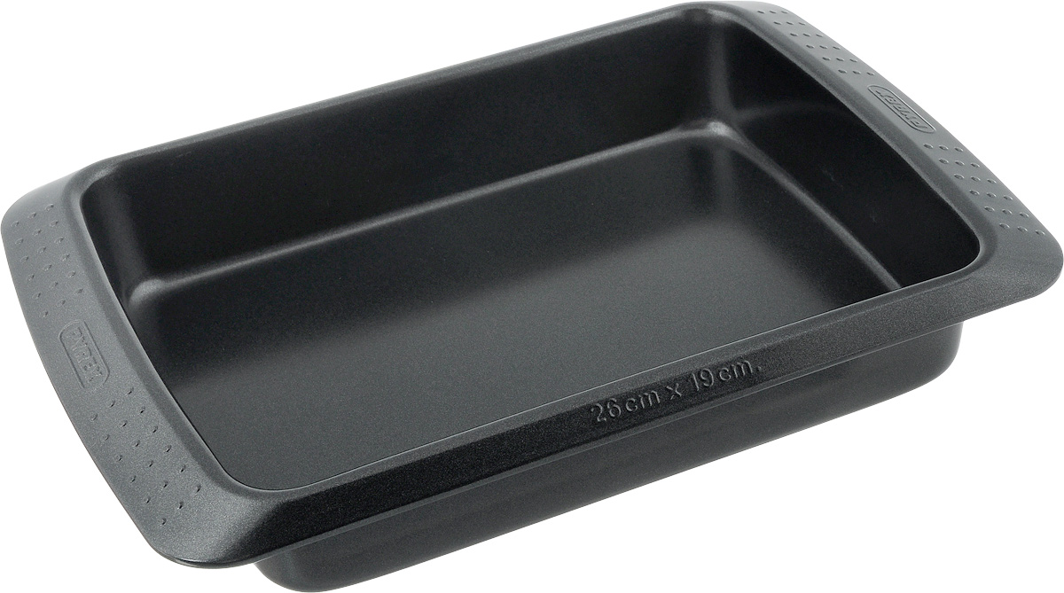 Форма для запекания Pyrex Metal Classic, прямоугольная, с антипригарным покрытием, 31,5 х 21,5 х 5 смMBCBR26/5046 Форма для запекания Pyrex Metal Classic, прямоугольная, с антипригарным покрытием, 31,5 х 21,5 х 5 смMBCBR26/5046Форма для выпечки Pyrex Metal Classic изготовлена из углеродистой стали с антипригарным покрытием на всей поверхности. Изделие снабжено удобными ручками для комфортного использования. Пища в такой форме не пригорает и не прилипает к стенкам, готовое блюдо легко вынимается. Изделие прекрасно подойдет для выпечки и запекания. Такая форма станет полезным приобретением для вашей кухни. Можно мыть в посудомоечной машине и использовать в духовке при температуре до 230°С. Внутренний размер формы: 26 х 19 см. Размер формы (с учетом ручек): 31,5 х 21,5 см. Высота стенки: 5 см.