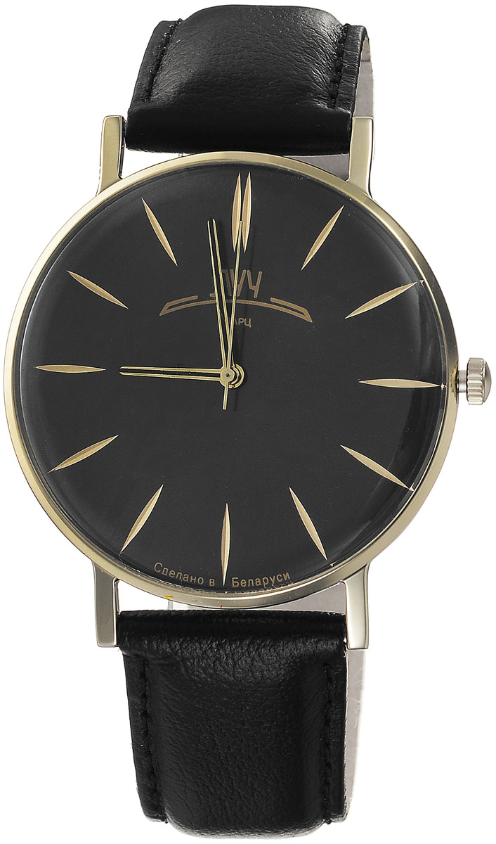 Наручные часы мужские Луч Ретро, цвет: черный, металлик, золотистый. 331727585