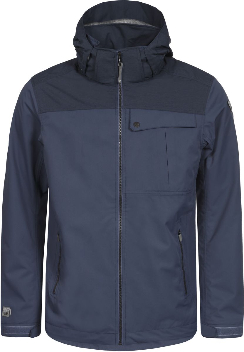 Куртка мужская Icepeak, цвет: синий. 756011553IVT_345. Размер XS (46)756011553IVT_345 Куртка мужская Icepeak, цвет: синий. 756011553IVT_345. Размер XS (46)756011553IVT_345Мужская куртка с подкладкой Icepeak выполнена из качественного материала. Модель с длинными рукавами застегивается на застежку-молнию. Изделие дополнено капюшоном и карманами.