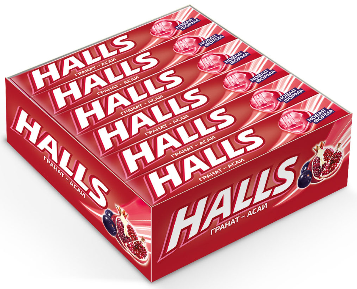 Halls карамель леденцовая со вкусом граната и ягод асаи, 12 пачек по 25 г4021164 Halls карамель леденцовая со вкусом граната и ягод асаи, 12 пачек по 25 г4021164В напряженные моменты, когда нужна эмоциональная встряска, когда одолевает усталость, когда просто нужно перевести дыхание – попробуйте Halls и дышите свободно. Он как глоток свежего воздуха в любой ситуации, когда это необходимо – бодрит, освежает и позволяет сосредоточиться на главном. В пачке 9 леденцов.