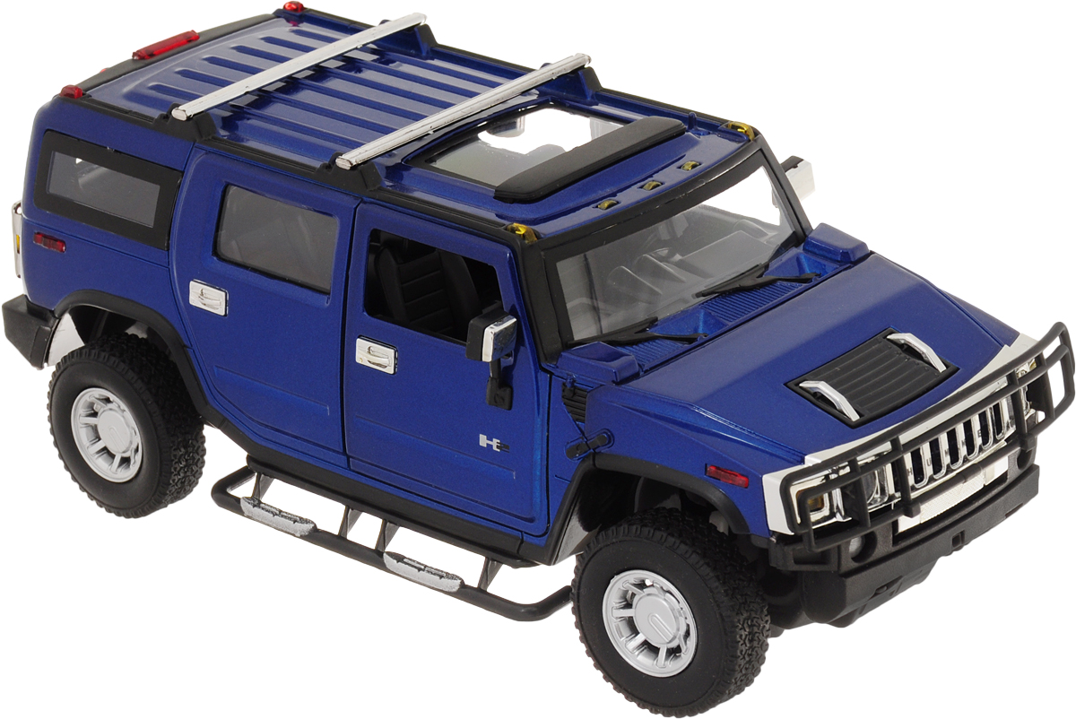 Hoffmann D Модель автомобиля Hummer H2 SUV 1:24 цвет синий
