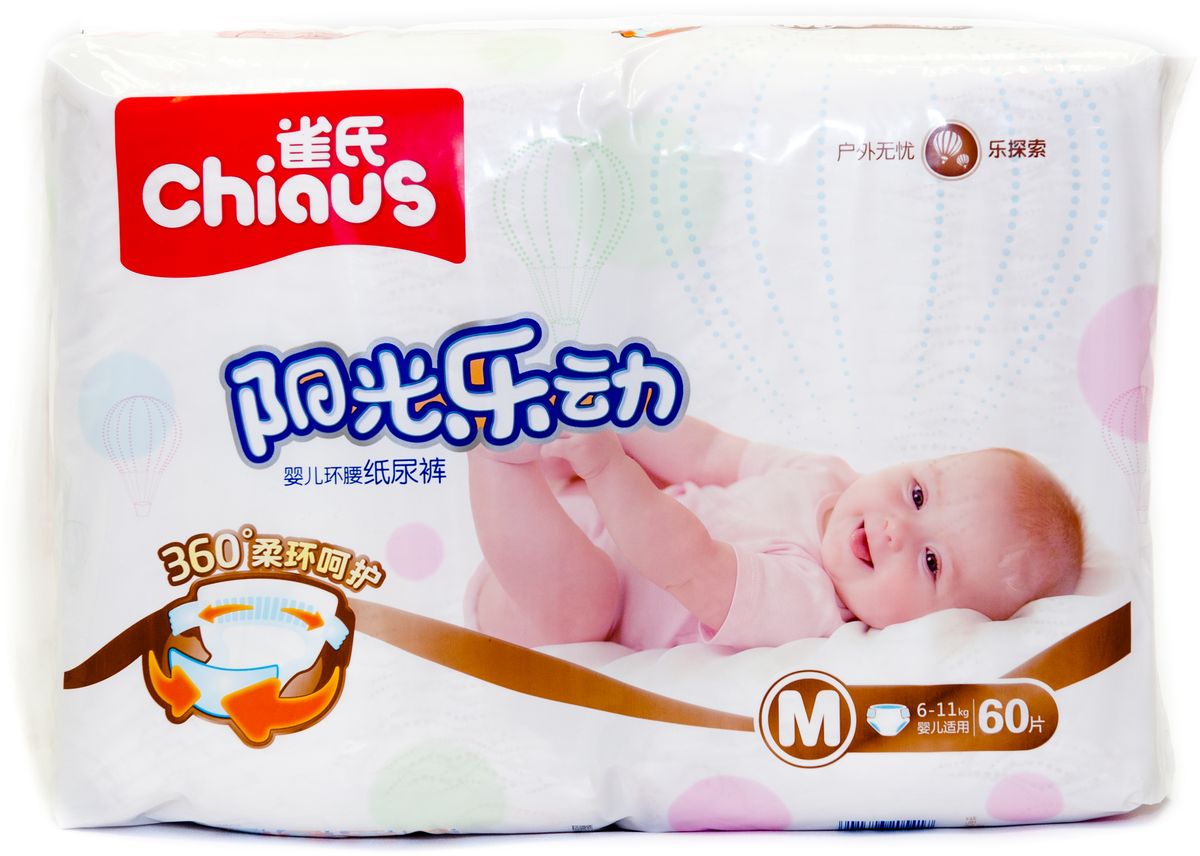 Chiaus Подгузники Premium M 6-11 кг 60 шт подгузники детские chiaus подгузники chiaus золотой хлопок размер м 6 11кг 52 шт