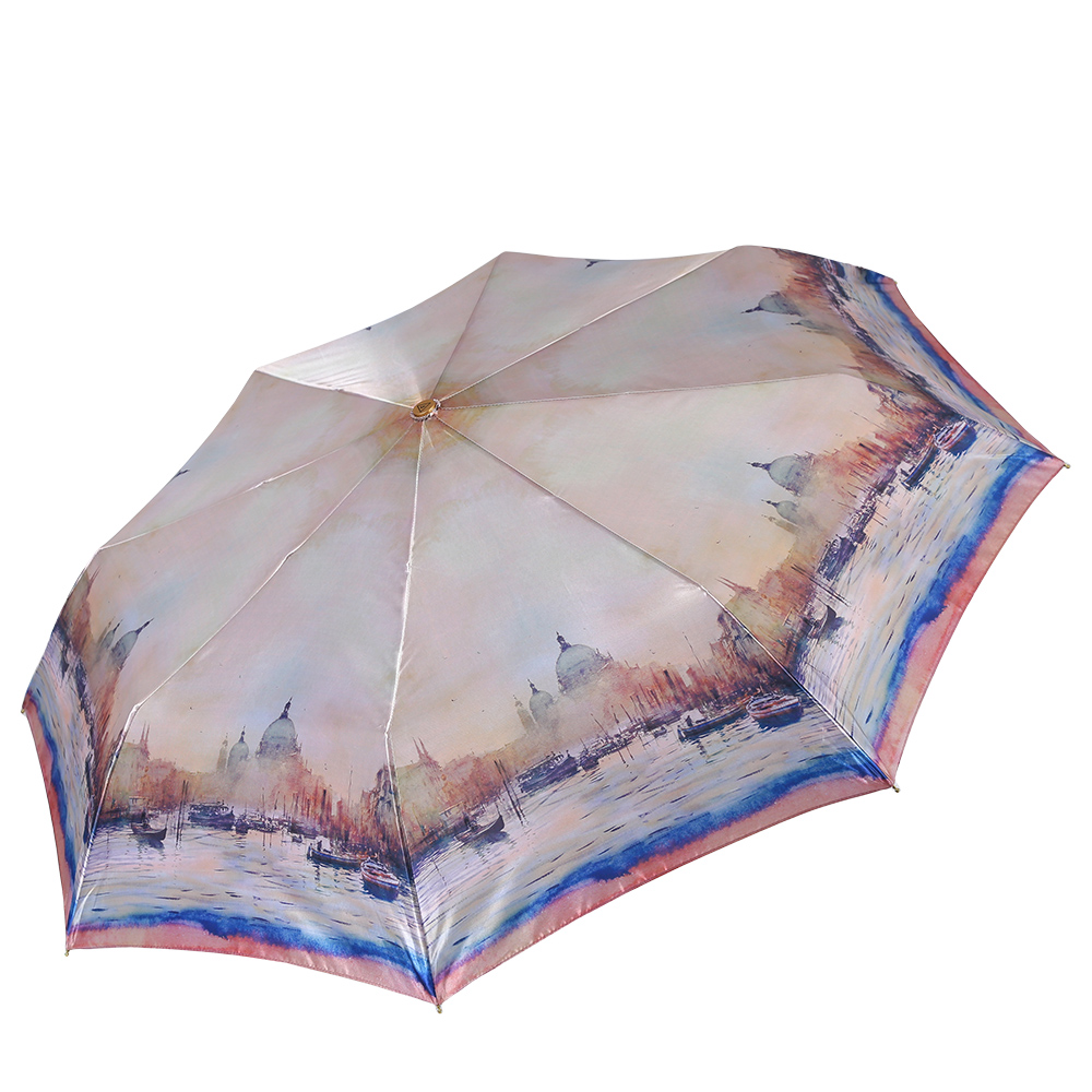 Зонт женский Fabretti, автомат, 3 сложения, цвет: мультиколор. L-17103-8