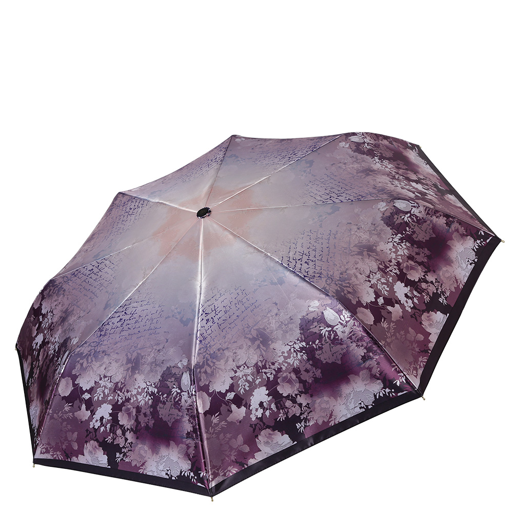 Зонт женский Fabretti, автомат, 3 сложения, цвет: фиолетовый. S-17102-1