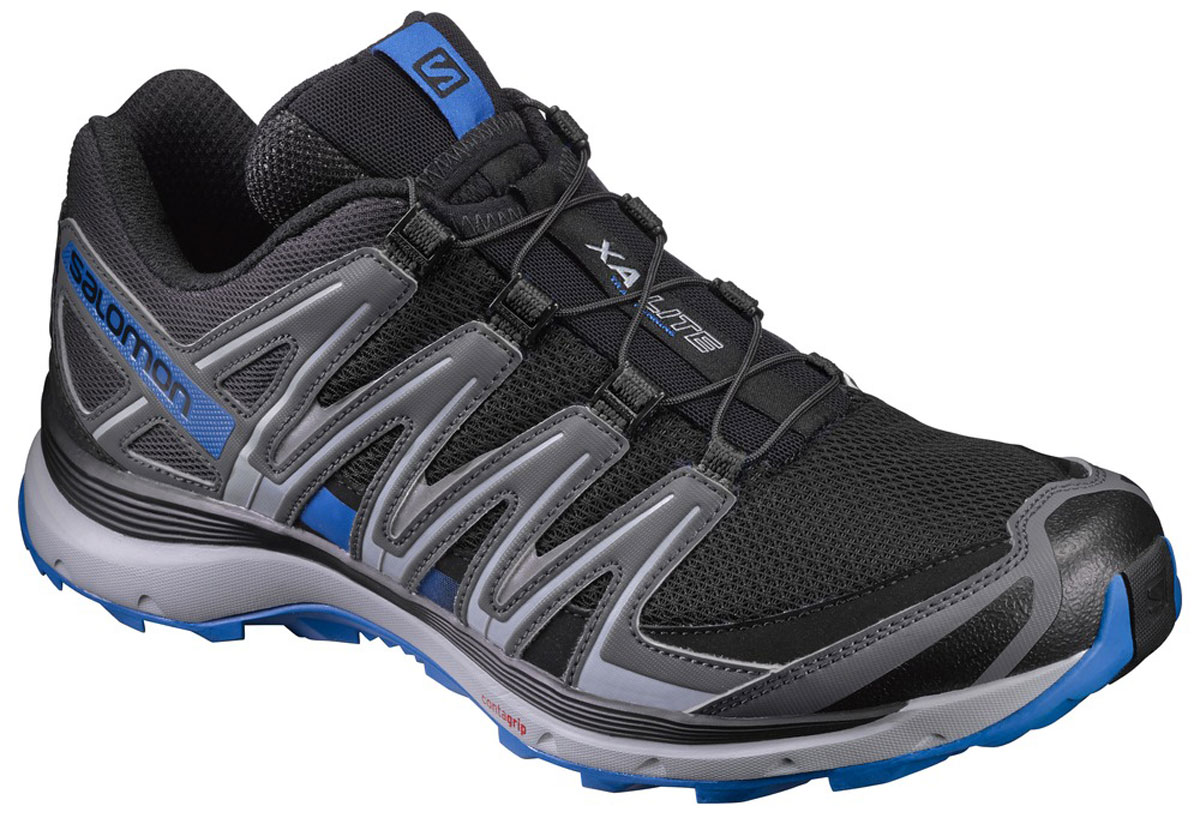 Кроссовки для бега мужские Salomon Xa Lite, цвет: черный, серый. L39330700. Размер 11 (44,5)L39330700 Кроссовки для бега мужские Salomon Xa Lite, цвет: черный, серый. L39330700. Размер 11 (44,5)L39330700Кроссовки Salomon Xa Lite выполнены из искусственной кожи и текстиля. У модели крепкая шнуровка для затягивания в одно движение. Конструкция Sensifit обрамляет стопу, обеспечивая точный обхват ноги. У изделия промежуточная подошва из EVA, формованная стелька.