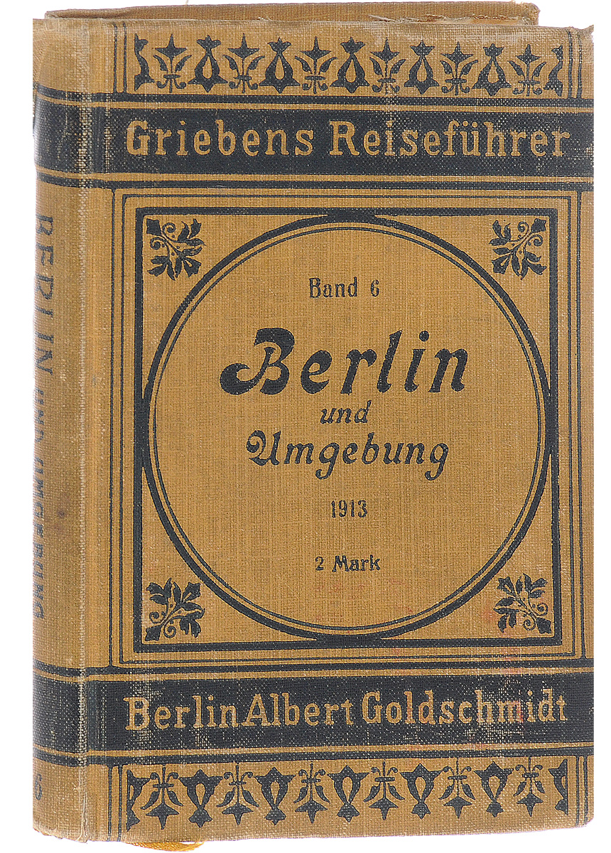 Berlin und UmgebungC511 Berlin und UmgebungC511Берлин, 1913 год. Издание Albert Goldschmidt.Иллюстрированное издание с 7 картами и 14 планами.Типографский переплет.Сохранность хорошая.Вниманию читателей предлагается путеводитель по Берлину и его окрестностям.Берлин - один из самых больших городов Германии, ее гордость и столица. Удивительный по красоте город, сочетающий в себе верность традициям и открытость ко всему новому. Запоминающиеся музеи и уникальные картинные галереи, прекрасные дворцы и величественные соборы, чудесные площади и красивые улочки немецкой столицы, а также ее окрестностей всегда привлекали множество туристов.Путеводитель содержит сведения о достопримечательностях, а также необходимую туристу практическую информацию.Не подлежит вывозу за пределы Российской Федерации.