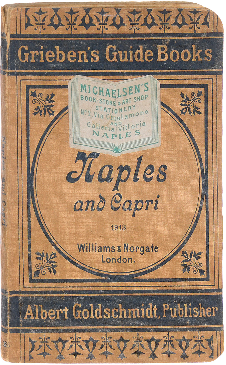 Naples and CapriYM-760A Naples and CapriYM-760AБерлин - Лондон, 1913 год. Albert Goldschmidt, publisher; Williams and Norgate.Иллюстрированное издание с 5 картами и 3 планами.Типографский переплет.Сохранность хорошая.Вниманию читателей предлагается путеводитель по Неаполю и его окрестностям - Помпеям, Сорренто, Амальфи, островам Искья и Капри.Расположенный на берегу одноименного залива, Неаполь вобрал в себя множество культур и традиций, позволяющих легко отличить неаполитанцев от жителей других регионов. Этот особый стиль нашел свое отражение и в исторических и культурных достопримечательностях, сконцентрированных в городе и его окрестностях.Путеводитель содержит краткие сведения о достопримечательностях региона и необходимую туристу практическую информацию.Не подлежит вывозу за пределы Российской Федерации.