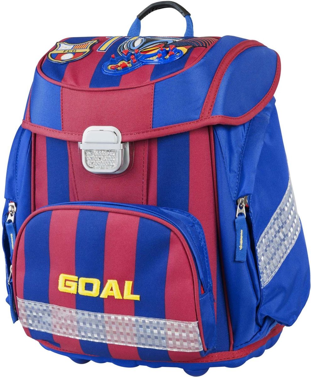 Target Collection Ранец школьный цвета FC Barcelona 1732517325 Target Collection Ранец школьный цвета FC Barcelona 1732517325Детский рюкзак бренда «Target Collection» имеет яркий рисунок и изготовлен из современных, прочных материалов. Техническими особенностями рюкзака (портфелей) «Target Collection» является система «Flexiball» (поясничная поддержка), которая оптимально адаптирована для ребенка. Ведь самое главное, чтобы ребенок имел правильную осанку во время переноски портфеля. Система «Flexiball» является новшеством в промышленности, она правильно распределяет вес мешка, автоматически подстраивается под ребенка и поэтому обеспечивает идеальное положение для поясничной поддержки. Во время прогулки, система «Flexiball» движется вместе с ребенком, за счет гибкого материала уменьшает нагрузку при ходьбе. Портфель имеет форму куба, пригодную для учащихся начальных классов. Плечевые лямки можно отрегулировать для каждого ребенка индивидуально, поэтому получается что он «растет» вместе с ребенком. Лямки содержат вентиляционные отверстия и тем самым имеют возможность дышать. Они дополнительно оснащены ЭКО-пеной, которая делает ношение портфеля более комфортным для ребёнка.