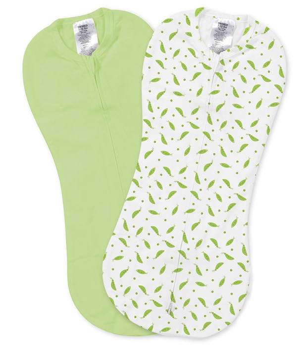 Конверт для новорожденного Summer Infant SwaddlePod на молнии, цвет:салатовый, белый, 2 шт. 54790. Размер S, длина 50 см54790 Конверт для новорожденного Summer Infant SwaddlePod на молнии, цвет:салатовый, белый, 2 шт. 54790. Размер S, длина 50 см54790Конверт идеально подходит для очень маленьких и даже для недоношенных детей. Дает малышу чувство уюта, как в утробе мамы. Мягко облегая, конверт не ограничивает движение ребенка, и в тоже время помогает снизить рефлекс внезапного вздрагивания, благодаря этому сон малыша более крепкий. Двойная молния позволяет сменить подгузник без полного развертывания малыша из конверта. Молния вшита по специальной технологии, не вредя ребенку при использовании конверта.