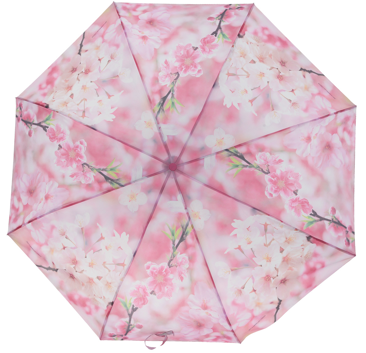 Зонт женский Zest, автомат, 3 сложения, цвет: розовый, светло-бежевый. 239555-55
