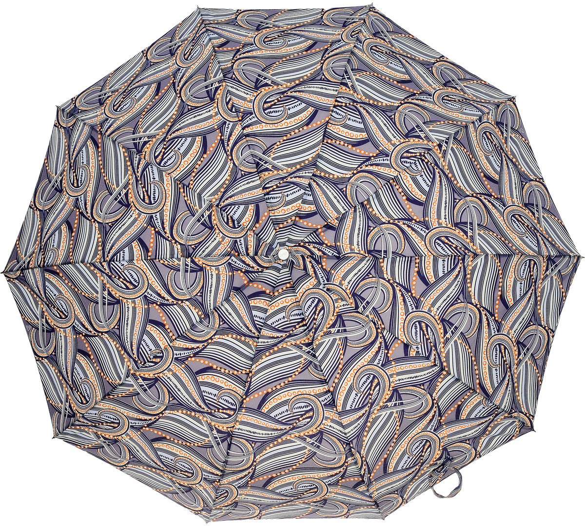 Зонт женский Zest, автомат, 3 сложения, цвет: серый, темно-синий. 23969-268