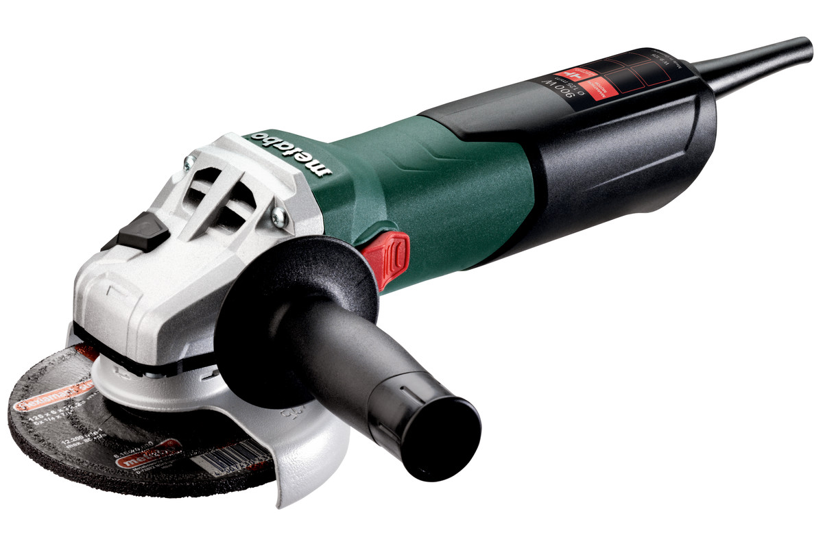 Машина шлифовальная Metabo W 9-125, угловая600376010 Машина шлифовальная Metabo W 9-125, угловая600376010Компактная угловая шлифовальная машина Metabo W 9-125 с наименьшим обхватом корпуса делает ее более эргономичной. Новый двигатель с крутящим моментом на 50% выше и с перегрузочной способностью на 20% выше для более быстрого снятия материала и длительного срока службы. Установка защитного кожуха без инструмента, фиксация с защитой от проворачивания. Автоматическая предохранительная муфта Metabo S-automatic: при блокировке диска обеспечивает самую низкую отдачу - для максимальной защиты пользователя и бесперебойной работы. Защита от повторного пуска: предотвращает непреднамеренный запуск после прерывания электропитания. Корпус редуктора может монтироваться с поворотом с шагом 90°, для управления левой рукой или для резки. Отключающиеся угольные щетки для защиты двигателя.Диаметр шлифовальных кругов: 125 мм.Номинальная потребляемая мощность: 900 Вт.Отдаваемая мощность: 550 Вт.Число оборотов холостого хода: 10500 /мин.Число оборотов при номинальной нагрузке: 7500 /мин.Крутящий момент: 2,5 Нм.Резьба шпинделя: M 14.Вес без сетевого кабеля: 2,1 кг.Длина кабеля: 2,5 м.Вибрация:Шлифование поверхностей: 6 м/с2.Погрешность измерения K: 1.5 м/с2.Шлифование диском из абразивной шкурки: 2,5 м/с2.Погрешность измерения K: 1.5 м/с2.Звуковая эмиссия:Уровень звукового давления: 93 дБ(А).Уровень звуковой мощности (LwA): 104 дБ(А).Погрешность измерения K: 3 дБ(А).