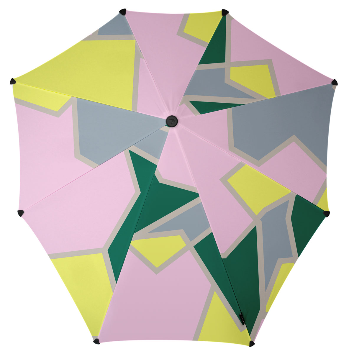Зонт-трость Senz, цвет: серый, розовый, салатовый. 2011078