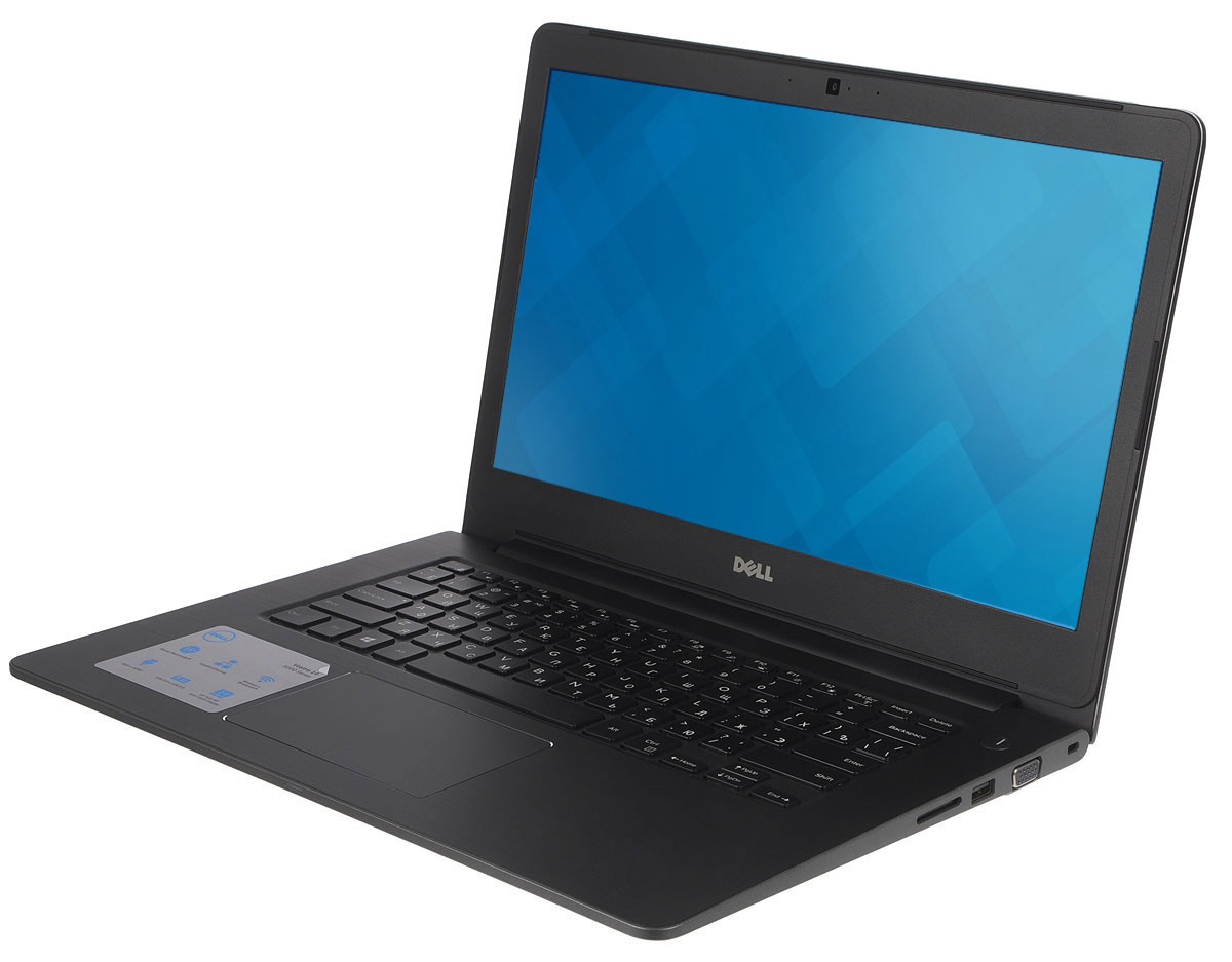 Dell Vostro 5468-8029, Grey5468-8029 Dell Vostro 5468-8029, Grey5468-802914-дюймовый ноутбук Dell Vostro 5468 с процессором Intel Core i5 позволит вам в любое время сразу приступить к работе.Этот супертонкий ноутбук не только невероятно прочный, но и обладает стильным внешним видом. Красота Vostro 5468 - в деталях. Если вас завалило электронной почтой, высококачественная полноразмерная резиновая клавиатура и мультисенсорная панель с распознаванием жестов помогут вам легко и быстро ответить на любое письмо. Тонкий и легкий. Толщина устройства - всего 18,3 мм, а вес составляет всего лишь 1,53 кг. Компактный и изящный ноутбук Vostro 5468 можно легко положить в сумку и взять с собой куда угодно. Стереосистема формата 2.1 с поддержкой Waves MaxxAudio обеспечивает высокую четкость звука при воспроизведении музыки, просмотре видео и участии в конференциях. Vostro 5468 поддерживает аудиорешения Waves MaxxAudio, которые повышают качество звучания двух встроенных динамиков и сабвуфера.Легкость общения. Общайтесь с коллегами, родственниками и друзьями с помощью веб-камеры высокой четкости (720p) и встроенных микрофонов.Простота подключения. Подключайте устройства через разъем HDMI и три порта USB 3.0. Функция PowerShare позволяет заряжать внешние устройства через порт USB, даже когда ноутбук выключен.Быстрая передача данных. Встроенный порт Ethernet и устройство считывания карт памяти SD позволяют быстро и легко переносить рабочие файлы между различными устройствами.Точные характеристики зависят от модификации.Ноутбук сертифицирован EAC и имеет русифицированную клавиатуру и Руководство пользователя.