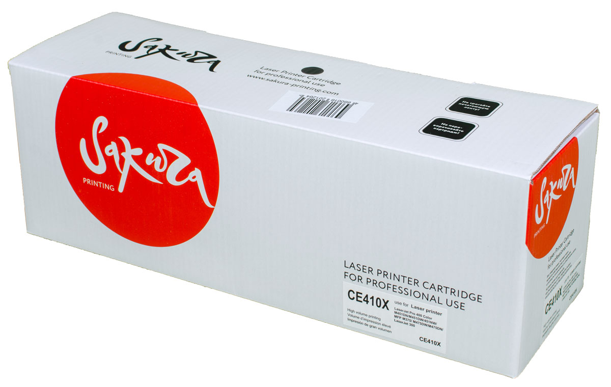 Sakura CE410X, Black тонер-картридж для HP LaserJet Pro Color M351/M375nw/M451dn/M451nw/M451dw/M475dw/M475dn