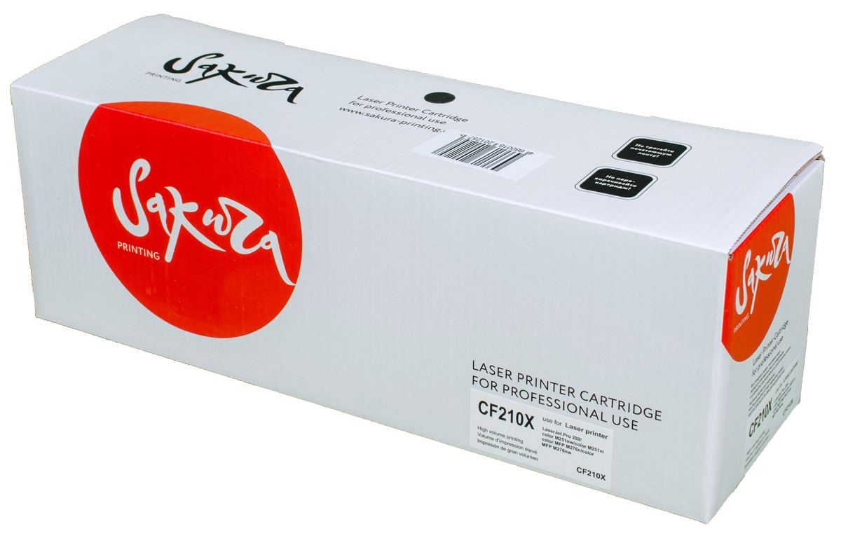 Sakura CF210X, Black тонер-картридж для HP LaserJet Pro 200 Color M251nw/M251n/M276n/M276nw