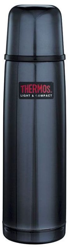 Термос Thermos, цвет: темно-синий, 0,5 л. FBB 500BC836045 Термос Thermos, цвет: темно-синий, 0,5 л. FBB 500BC836045Термосы из нержавеющей стали FBB предпочитают приверженцы высоких технологий и всего самого совершенного. Небьющиеся стенки термоса из нержавеющей пружинной стали 18/8 способны противостоять внешним повреждениям и вмятинам. Удобная пробка клапанного типа, открывающаяся одним нажатием, легко разбирается для чистки. Чашка-крышка из нержавеющей стали позволит наслаждаться своим напитком, где бы в любом месте. Этот термос очень легкий и компактный, удобен в транспортировке и хранении.Объем: 500 мл.