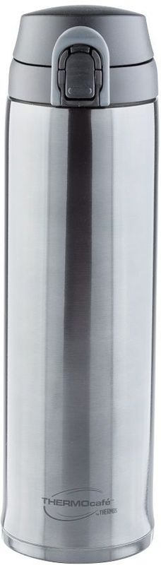Термос Thermocafe By Thermos, цвет: темно-серый, 0,6 л. XTC-60270498 Термос Thermocafe By Thermos, цвет: темно-серый, 0,6 л. XTC-60270498Термос Thermocafe By Thermos очень удобен для использования в автомобиле или при занятиях спортом.Крышка снабжена дополнительным фиксатором - защитой от случайного открытия. Откидывается полностью и фиксируется в открытом положении.Объем: 600 мл.