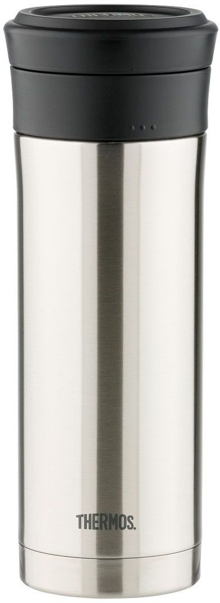 Термос для заваривания Thermos, цвет: стальной, 0,48 л. TCMK-500923608 Термос для заваривания Thermos, цвет: стальной, 0,48 л. TCMK-500923608Термос TCMK-500, выполненный из высококачественной стали с ситечком, является необычной моделью - это термос для заваривания. Он предназначен для индивидуального использования. Термос очень удобен и герметичен. В таком термосе можно заваривать любимые настои и чаи не испытывая трудностей при процеживании.Объем: 500 мл.