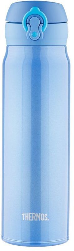 Термос Thermos, цвет: голубой, 600 мл. JNL-602934796 Термос Thermos, цвет: голубой, 600 мл. JNL-602934796Термос JNL-602 это суперлегкий и супертонкий термос, выполненный из стали.У термоса имеется фиксатор от случайного открытия, крышка откидывается полностью и фиксируется. Объем 600 мл.