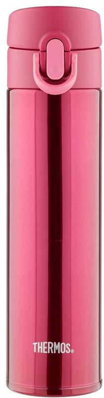 Термос Thermos, цвет: бордовый, 400 мл. JNI-401933935 Термос Thermos, цвет: бордовый, 400 мл. JNI-401933935Термос Thermos это суперлегкий и супертонкий термос, выполненный из стали.У термоса имеется фиксатор от случайного открытия, крышка откидывается полностью и фиксируется.Объем: 400 мл.