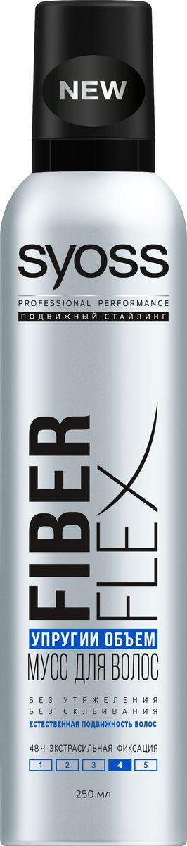 Syoss FiberFlex Упругий Объем мусс для волос экстрасильной фиксации 250 мл090348982 Syoss FiberFlex Упругий Объем мусс для волос экстрасильной фиксации 250 мл090348982Без утяжеления - без склеивания - естественная подвижность волос