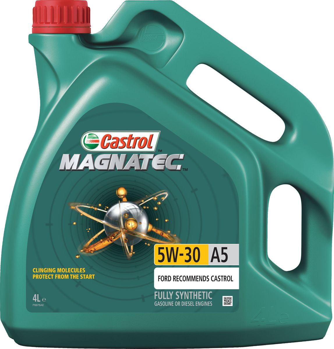 Масло моторное Castrol Magnatec, синтетическое, класс вязкости 5W-30, A5, 4 л15583D Масло моторное Castrol Magnatec, синтетическое, класс вязкости 5W-30, A5, 4 л15583DДо 75% износа двигателя происходит во время его пуска и прогрева. Когда двигатель выключен, обычное масло стекает в поддон картера, оставляя важнейшие детали двигателя незащищенными. Молекулы Castrol Magnatec подобно магниту притягиваются к деталям двигателя и образуют сверхпрочную масляную пленку, обеспечивающую дополнительную защиту двигателя в период пуска, когда риск возникновения износа существенно возрастает.Моторное масло Castrol Magnatec предназначено для бензиновых и дизельных двигателей автомобилей, в которых производитель рекомендует использовать смазочные материалы класса вязкости SAE 5W-30, спецификаций ACEA A5/B5, A1/B1, API SN/CF ILSAC GF-4 или более ранних. Castrol Magnatec подходит для применения в двигателях автомобилей Ford, требующих моторные масла спецификаций Ford WSS-M2C913-D, Ford WSS-M2C913-C, Ford WSS-M2C913-B или Ford WSS-M2C913-A.Молекулы Castrol Magnatec:- удерживаются на важнейших деталях двигателя, когда обычное масло стекает в поддон картера;- притягиваются к деталям двигателя, образуя устойчивый защитный слой, сохраняющийся с первой секунды работы двигателя вплоть до следующего пуска;- сцепляются с металлическими поверхностями деталей двигателя, делая их более устойчивыми к изнашиванию;- в сочетании с синтетической технологией обеспечивают повышенную защиту при высоко- и низкотемпературных режимах работы двигателя;- обеспечивают постоянную защиту в любых условиях эксплуатации, при различных стилях вождения и в широком диапазоне температур.Castrol Magnatec проявляет отличные эксплуатационные характеристики в экстремальных условиях холодного пуска.Спецификации:ACEA A1/B1, A5/B5,API SN/CF,ILSAC GF-4,Meets Ford WSS-M2C913-A / Ford WSS-M2C913-B / Ford WSS-M2C913-C / Ford WSS-M2C913-D.Товар сертифицирован.