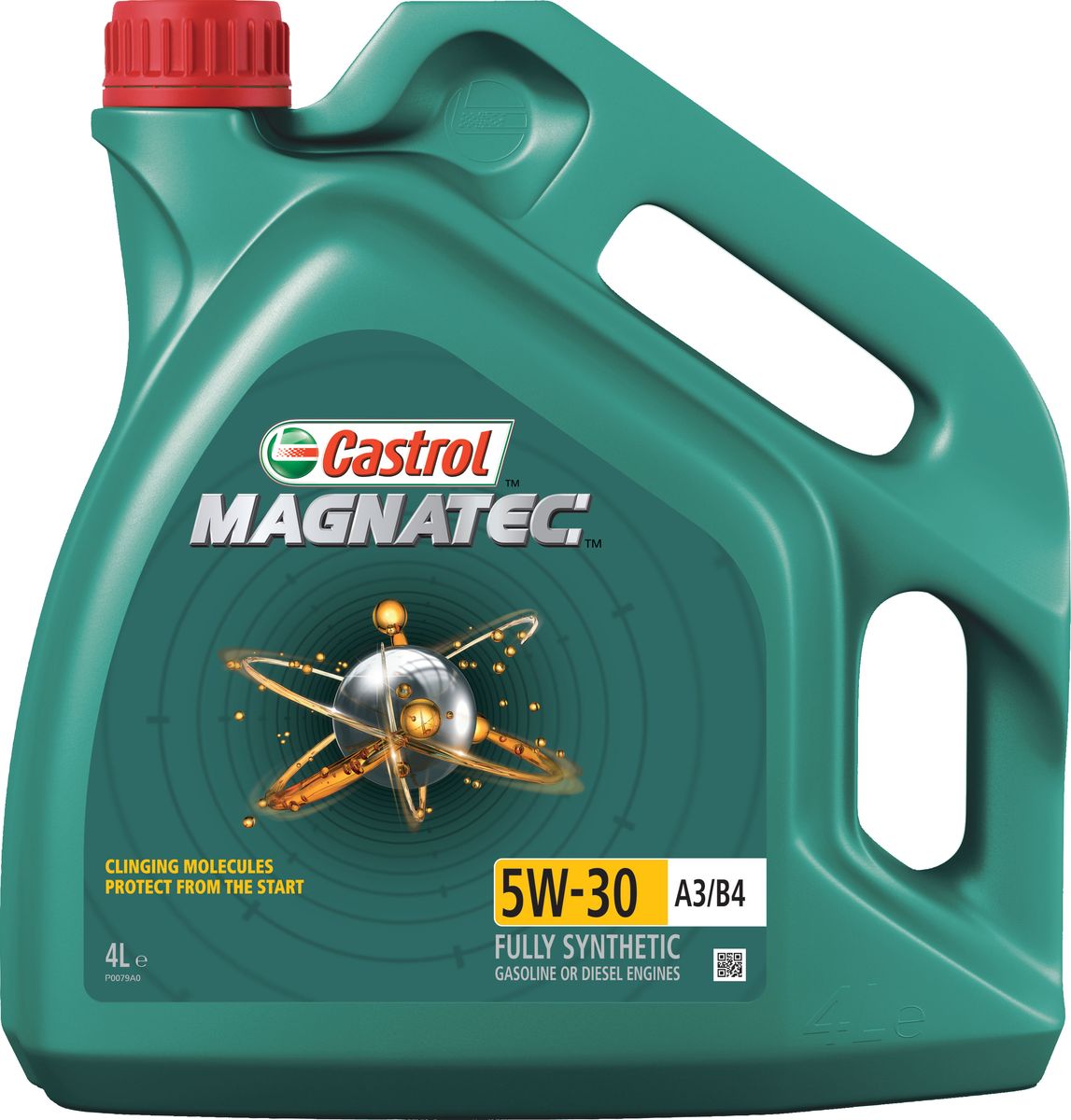 Масло моторное Castrol Magnatec, синтетическое, класс вязкости 5W-30, A3/B4, 4 л156ED5 Масло моторное Castrol Magnatec, синтетическое, класс вязкости 5W-30, A3/B4, 4 л156ED5До 75% износа двигателя происходит во время его пуска и прогрева.Когда двигатель выключен, обычное масло стекает в поддон картера, оставляя важнейшие детали двигателя незащищенными. Молекулы Castrol Magnatec подобно магниту притягиваются к деталям двигателя и образуют сверхпрочную масляную пленку, обеспечивающую дополнительную защиту двигателя в период пуска, когда риск возникновения износа существенно возрастает.Моторное масло Castrol Magnatec подходит для применения в бензиновых двигателях, в которых производитель рекомендует использовать смазочные материалы,соответствующие классу вязкости SAE 5W-30 и спецификациям API SL/CF, ACEA A3/B3 или A3/B4. Castrol Magnatec одобрено к использованию большинством автопроизводителей.Молекулы Castrol Magnatec:- в сочетании с синтетической технологией обеспечивают повышенную защиту при высоко- и низкотемпературных режимах работы двигателя;- обеспечивают постоянную защиту в любых условиях эксплуатации, при различных стилях вождения и в широком диапазоне температур.Castrol Magnatec проявляет отличные эксплуатационные характеристики вэкстремальных условиях холодного пуска по сравнению с более высокими классами вязкости. Castrol Magnatec специально разработано и протестировано с учетом особенностей российских условий эксплуатации. Обеспечивает комплексную защиту двигателя даже при самых тяжелых дорожных условиях: эксплуатация при низкой температуре, использование российского топлива и движение в городских пробках.Спецификации:ACEA A3/B3, A3/B4,API SL/CF,BMW Longlife-01,MB-Approval 229.3,Renault RN 0700 / RN 0710.Товар сертифицирован.