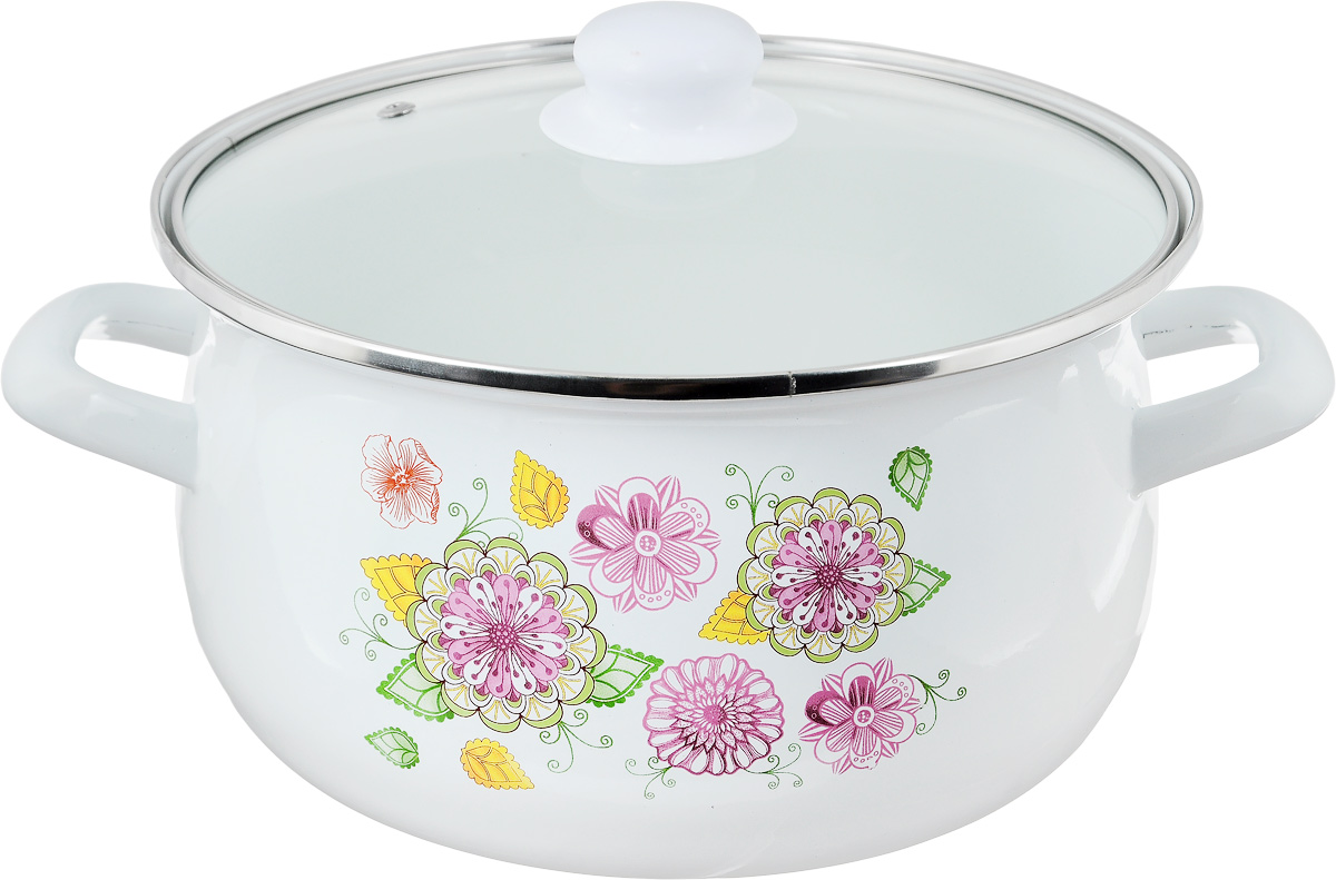 Кастрюля Mayer & Boch с крышкой, 4,8 л. 2501325013 Кастрюля Mayer & Boch с крышкой, 4,8 л. 2501325013Кастрюля Mayer & Boch выполнена из углеродистой стали высокого качества с эмалированным покрытием. Внешние стенки оформлены изящным рисунком. Эмаль устойчива к пищевым кислотам, не вступает во взаимодействие с продуктами и не искажает их вкусовые качества. Кроме того, такое покрытие долговечно, оно устойчиво к механическому воздействию, не царапается, а стальная основа практически не подвержена механической деформации, благодаря чему срок эксплуатации увеличивается. Кастрюля оснащена стеклянной крышкой с ободом из нержавеющей стали и отверстием для выхода пара, а также удобными ручками. Подходит для всех типов плит, включая индукционные. Можно мыть для посудомоечной машины. Диаметр кастрюли по верхнему краю: 24 см. Ширина кастрюли (с учетом ручек): 30 см.Высота стенки: 13 см. Диаметр индукционного диска: 16,5 см.