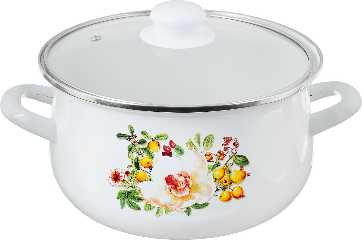 Кастрюля Mayer & Boch с крышкой, 3,5 л. 2499624996 Кастрюля Mayer & Boch с крышкой, 3,5 л. 2499624996Кастрюля Mayer & Boch выполнена из углеродистой стали высокого качества с эмалированным покрытием. Внешние стенки оформлены изящным рисунком. Эмаль устойчива к пищевым кислотам, не вступает во взаимодействие с продуктами и не искажает их вкусовые качества. Кроме того, такое покрытие долговечно, оно устойчиво к механическому воздействию, не царапается, а стальная основа практически не подвержена механической деформации, благодаря чему срок эксплуатации увеличивается. Кастрюля оснащена стеклянной крышкой с ободом из нержавеющей стали и отверстием для выхода пара, а также удобными ручками. Подходит для всех типов плит, включая индукционные. Можно мыть для посудомоечной машины. Диаметр кастрюли по верхнему краю: 22 см. Ширина кастрюли (с учетом ручек): 28 см.Высота стенки: 12,5 см. Диаметр индукционного диска: 14,5 см.