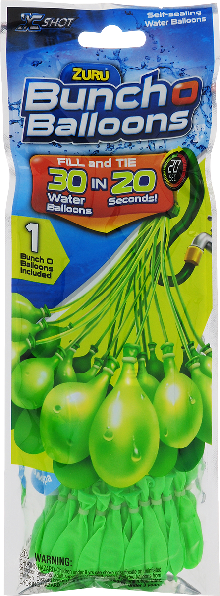 Zuru Водяное оружие Bunch O Balloons цвет зеленый