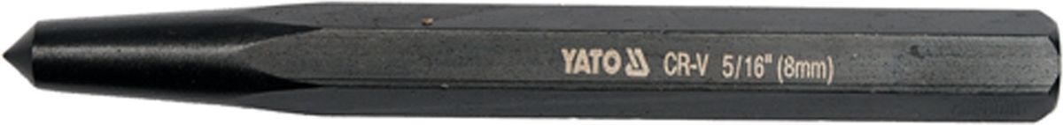Кернер Yato, 8 х 112 ммYT-47151 Кернер Yato, 8 х 112 ммYT-47151Кернер Yato - ручной слесарный инструмент, предназначен для разметки центральных лунок для начальной установки сверла и иной визуальной разметки. Изделие выполнено из инструментальной стали CrV.Размер: 8 х 112 мм.